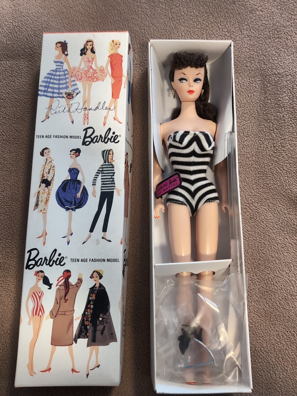 Reproduction Of The Original Teen Fashion Model Barbie By Ruth Handler